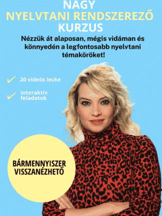 20 részes NYELVTANI RENDSZEREZŐ tanfolyam - letöltésekkel